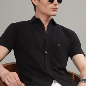 PR3 Shirts 002–|| Black || Half Sleeve Shirt