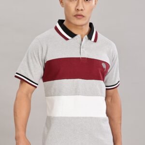 PR40 || Grey Melange || 100% Cotton T-Shirt