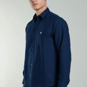 LS 001 || Ocean blue || Full Sleeve Shirt
