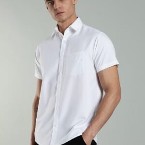 LS 001 || White  || Half Sleeve Shirt