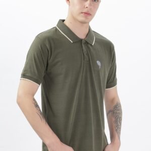 PR36 || Lucky Olive || 100% Cotton Polo T-Shirt