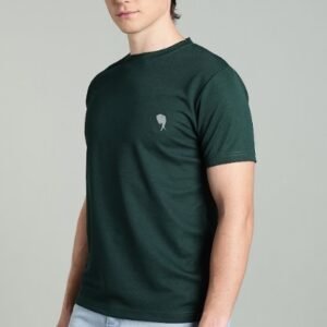 RHSOO2 ||Bottle Green|| Round Neck Half Sleeve