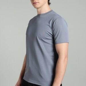 RHSOO2 ||Light Grey|| Round Neck Half Sleeve