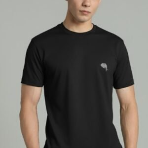 RHSO1A||BLACK|| Round Neck Half Sleeve