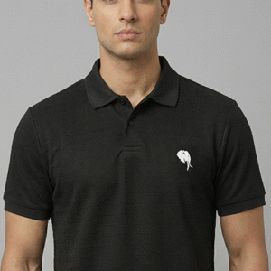 PR45|| BLACK|| 100% Cotton T-Shirt
