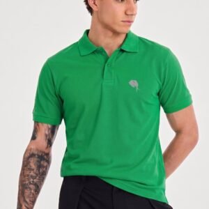 PR3 SS 008 B||GREEN|| 100% Cotton Polo T-Shirt